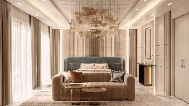 Arabic master bedroom design