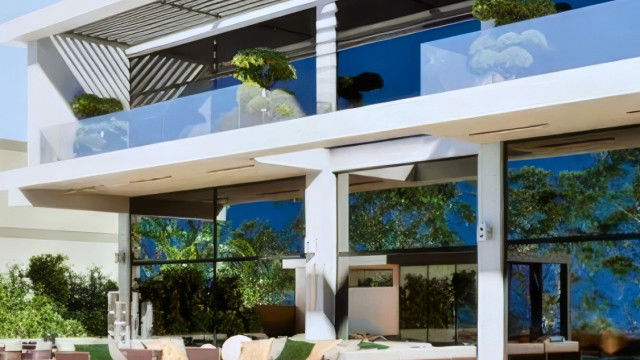 Экстерьер виллы в Нигерии — современный дизайн