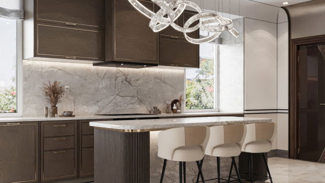 FURNITURE ACCENTS FOR LUXURY KITCHEN DESIGN