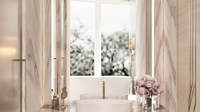 أفكار ديكور الحمامات