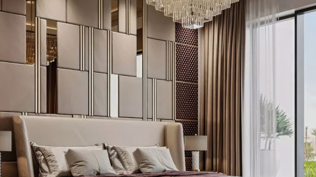 Royal Style Chic Master bedroom Interior Design