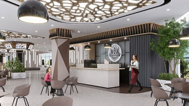 Architectural project of the restaurant Nigeria