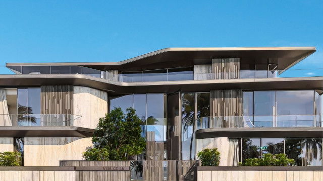 اجهة المنزل على الطراز الحديث