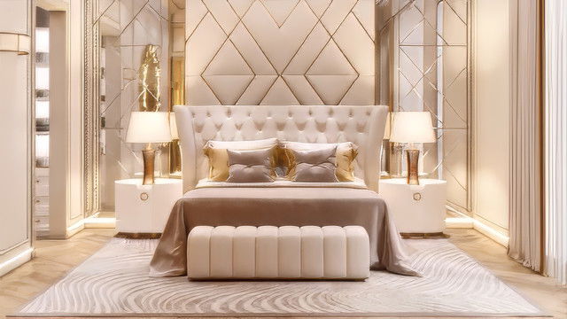 Elegant Bedroom Design Dubai