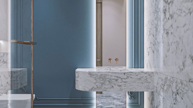 Elegant Style Bathroom Interior Design