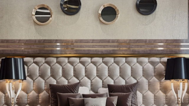 Дизайн роскошной спальни в Дубае