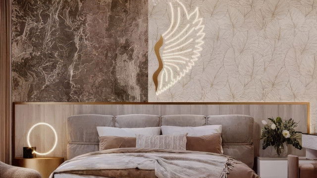 حلول التشطيب الداخلي لغرفة النوم الرئيسية