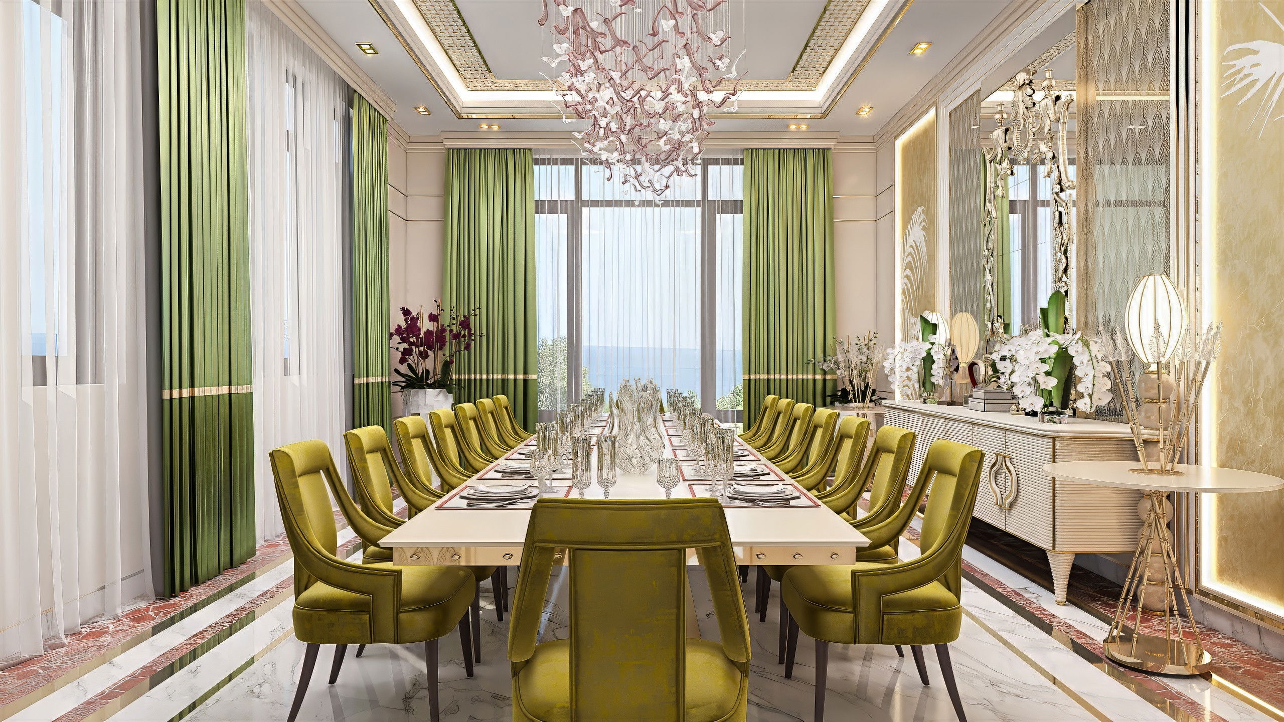 luxury Design Dining room in Uganda