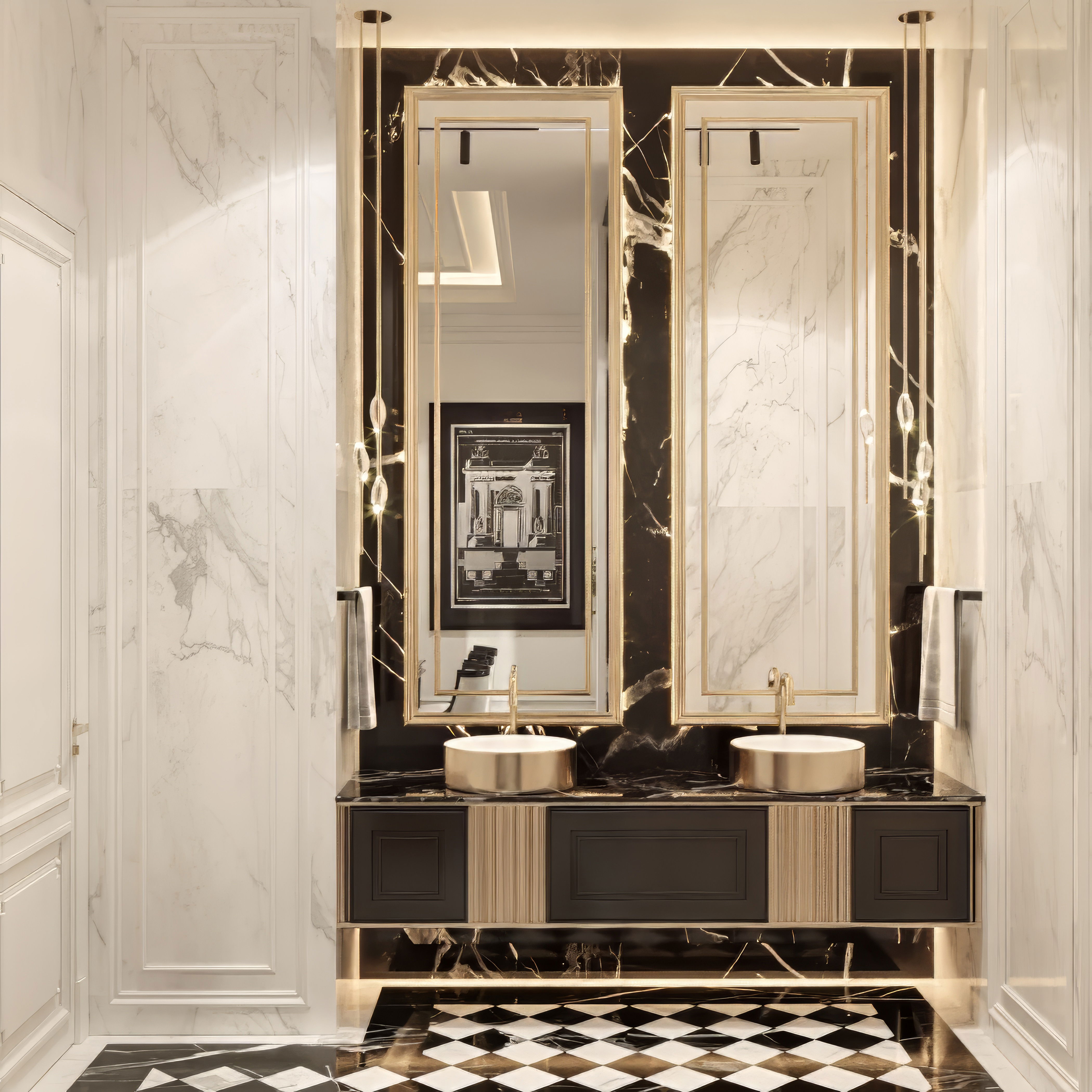 تصميم مفصل للحمام