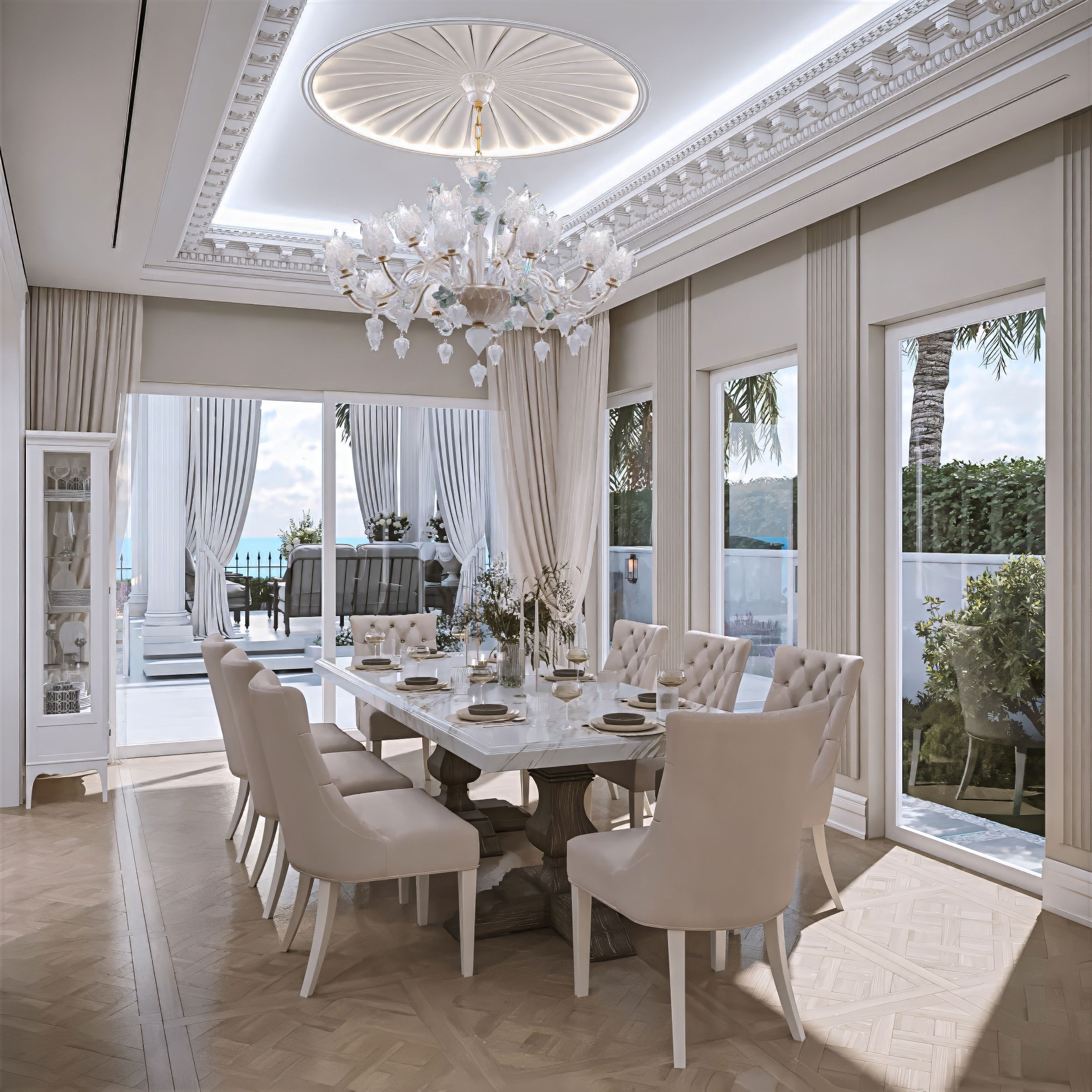 Dinning Room Design in Classic Style