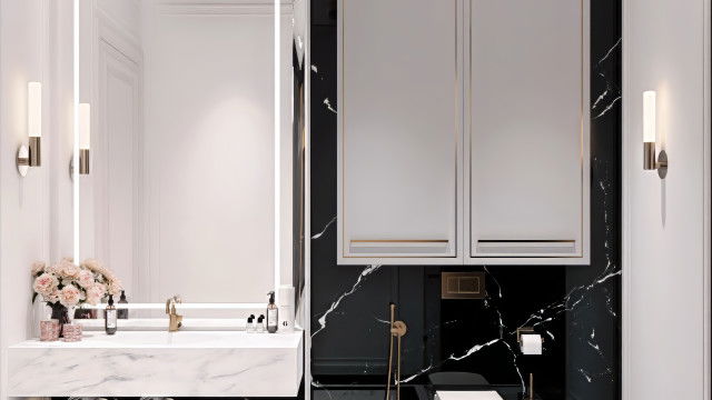 Glamorous Bathroom Design In Abu Dhabi