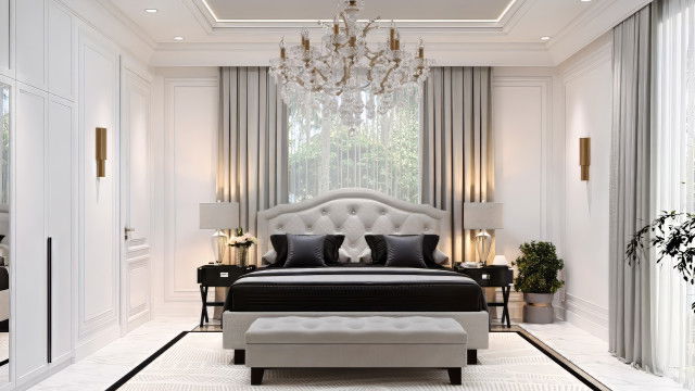 غرفة النوم المريحة في دولة الإمارات العربية المتحدة