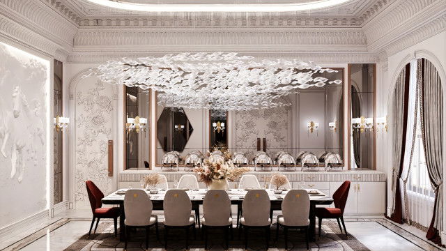 Современная столовая: стильный дизайн интерьера