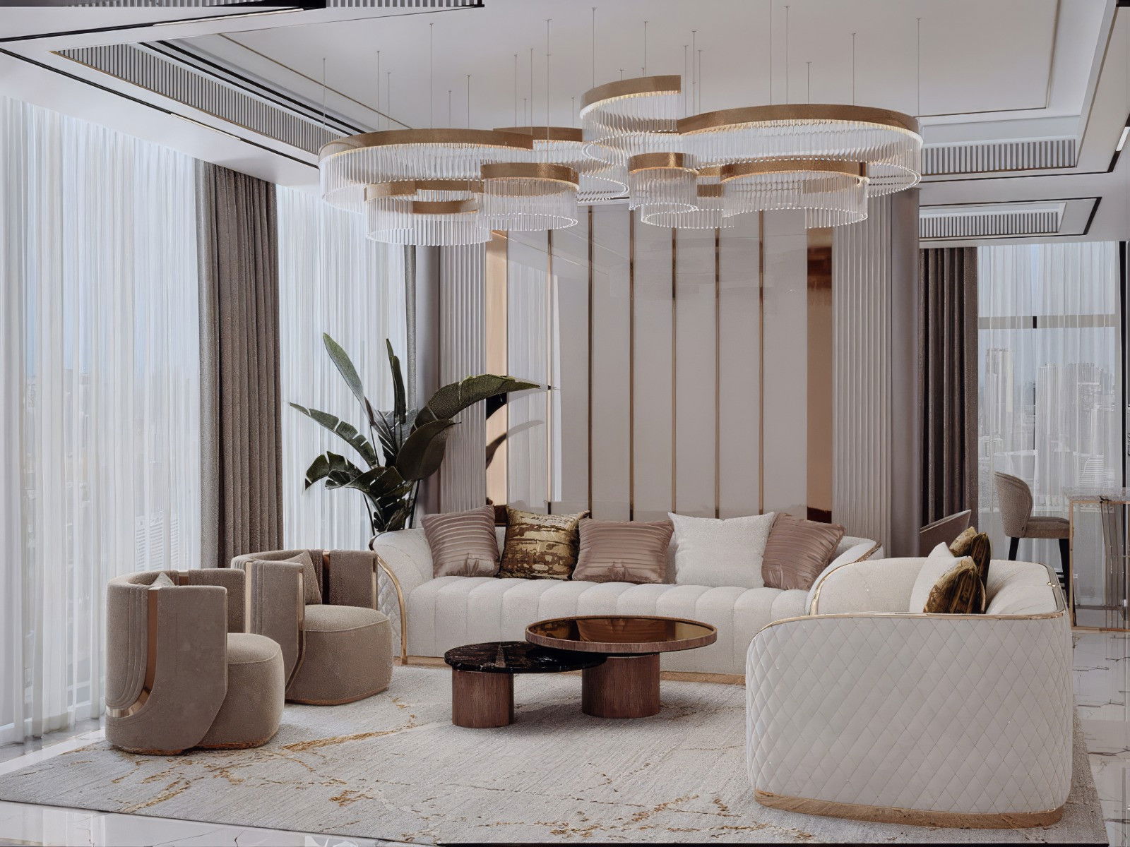 Роскошный интерьер квартиры