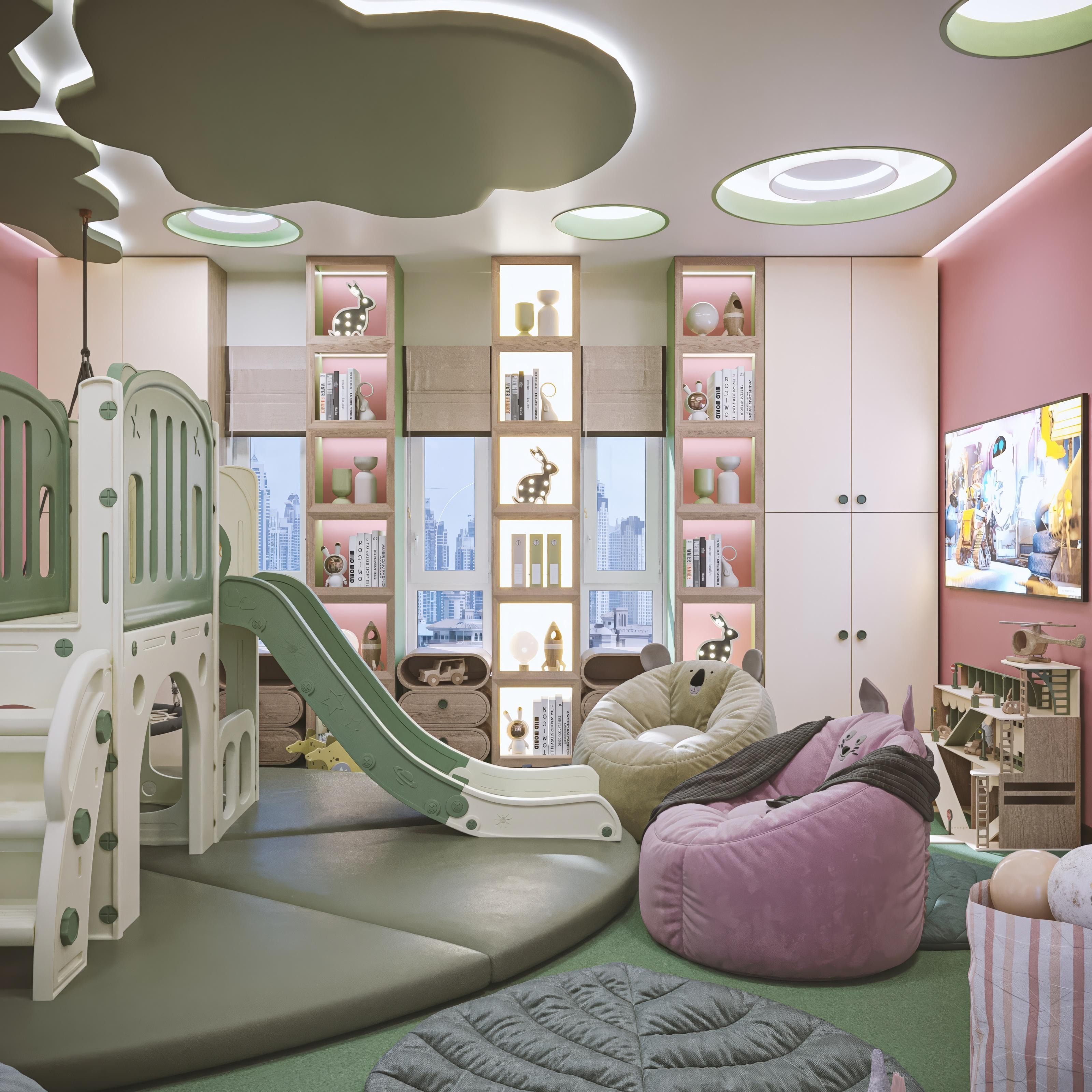 Уникальная детская спальня в стиле люкс