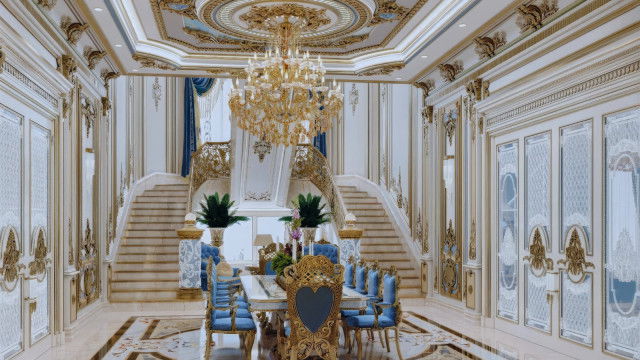 Gorgeous luxurious villa interior