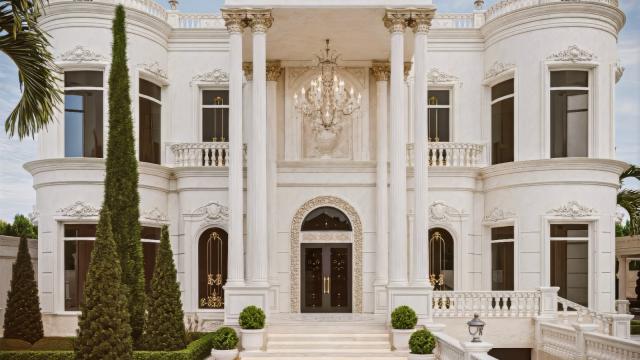 Классический дизайн и реализация виллы в Дубае