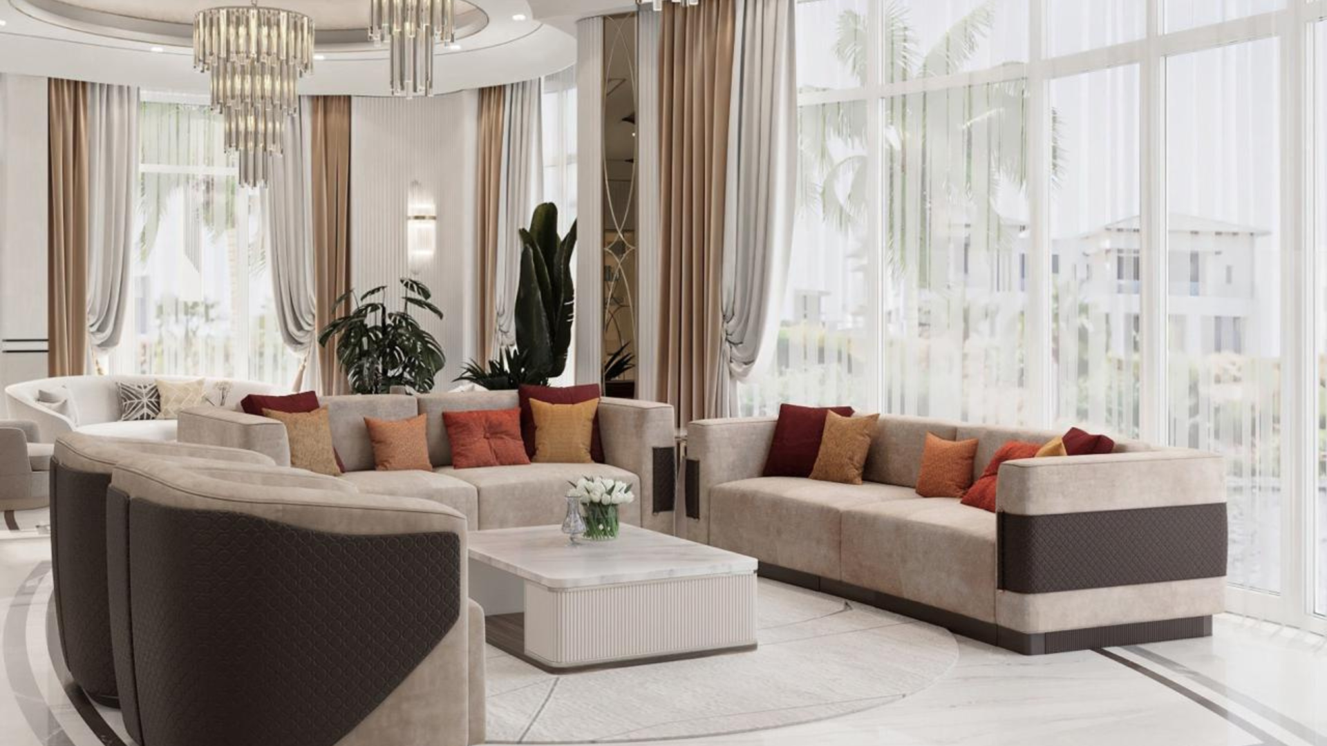 Современный дизайн шале в Эр-Рияде — Антонович Дизайн