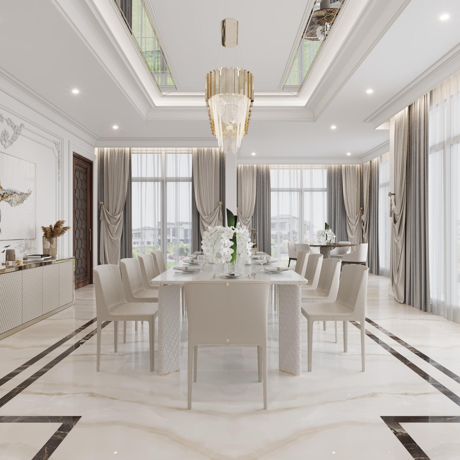 Dining room design Ar Deco