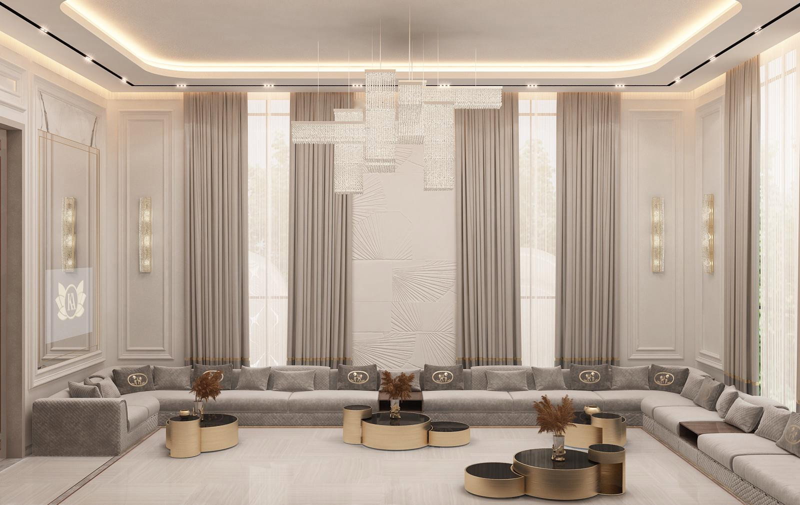 Luxury Living room in a Classic Style