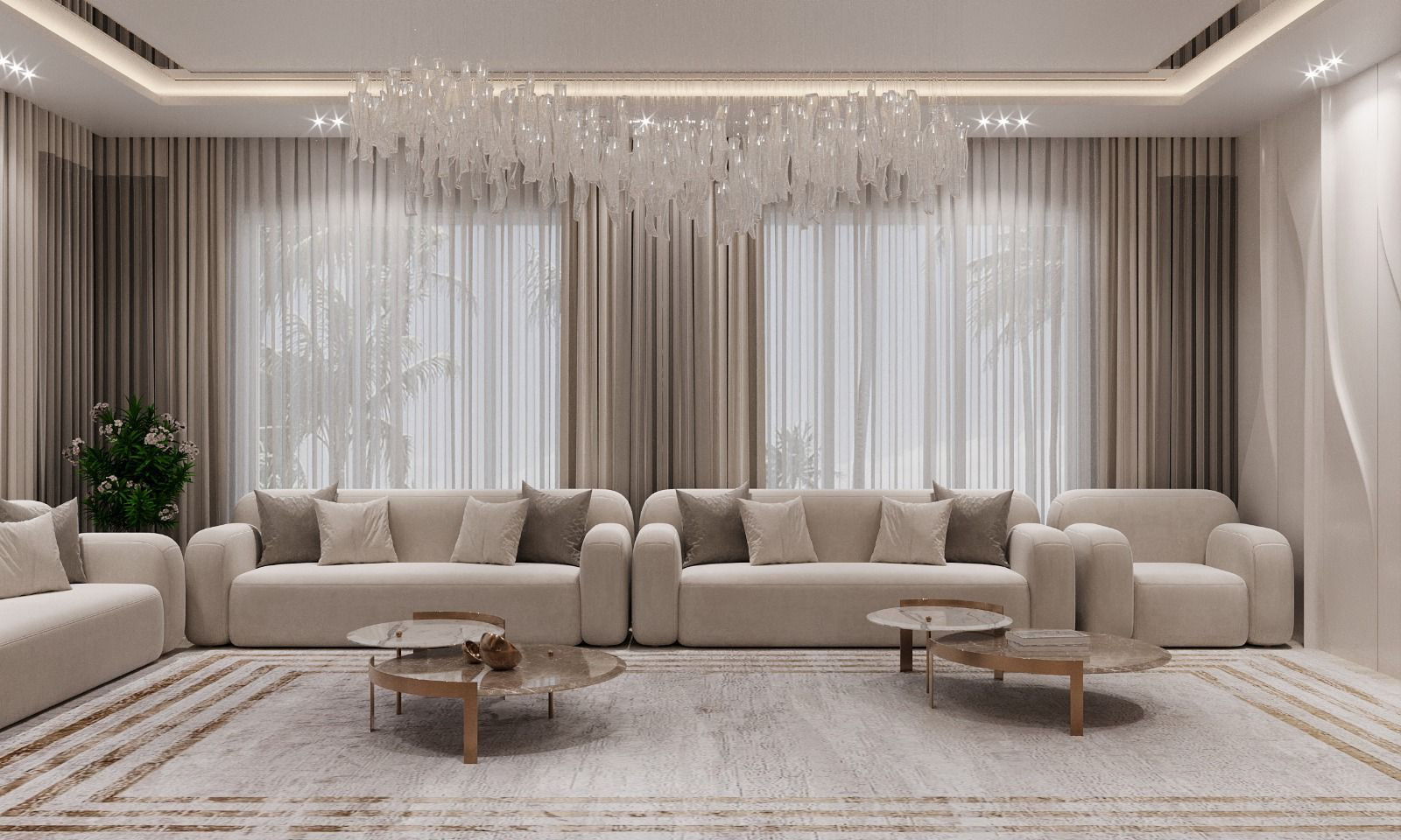 تصميم ديكور غرفة المعيشة