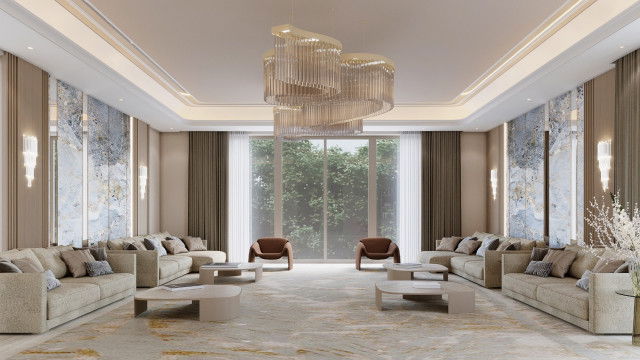 Изысканный декор и дизайн гостиной