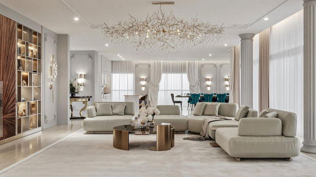 Classy Interiors for Family Sitting Room Design