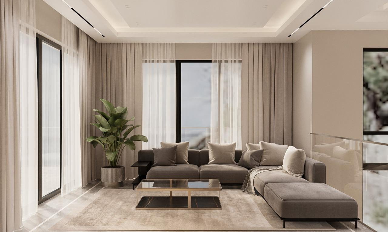 ELEGANT STYLE FAMILY SITTING ROOM DESIGN