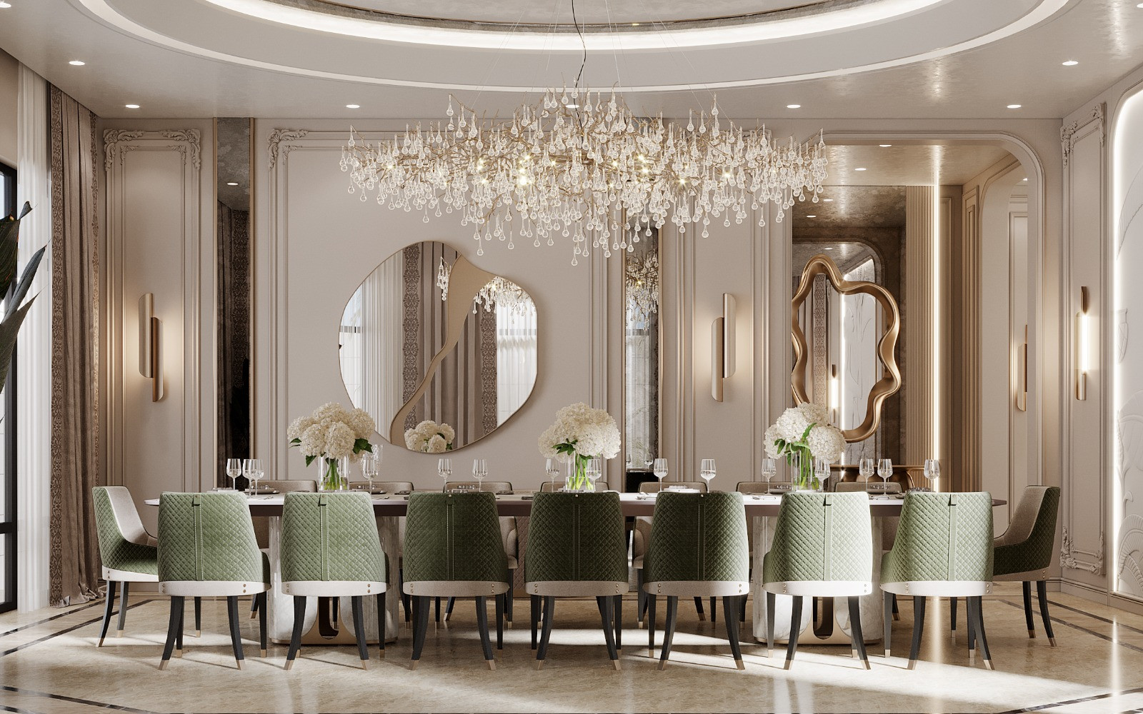 Dining area Luxury Design