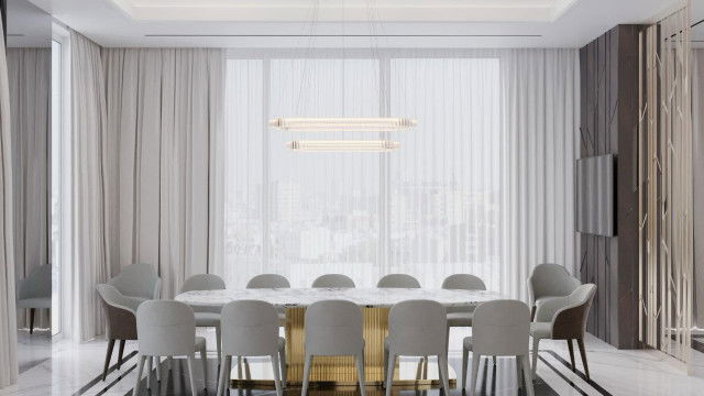 أفضل ديكور لغرفة طعام في دبي