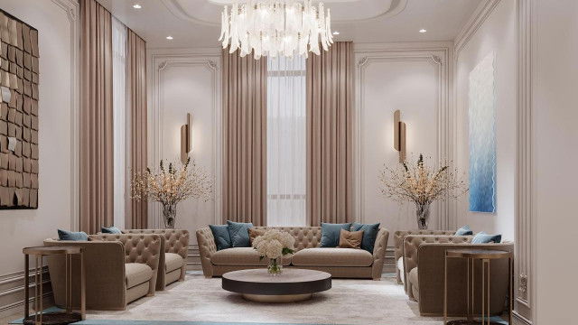 غرفة الجلوس المريحة