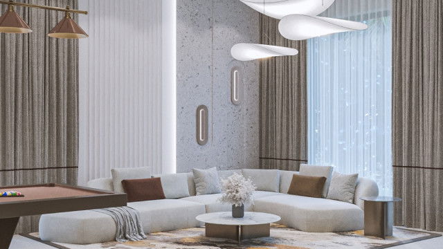 Элегантная гостиная — современный дизайн и уют