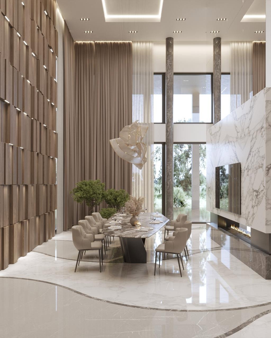 Interior design concept for Dining area