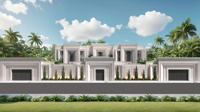 Дизайн экстерьера в Омане — премиальные фасады и ландшафт