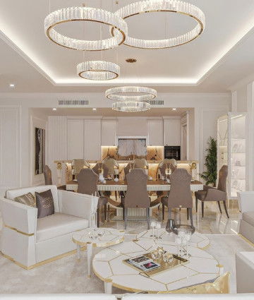 Пентхаус в Крик-Харбор — роскошный интерьер и бассейн