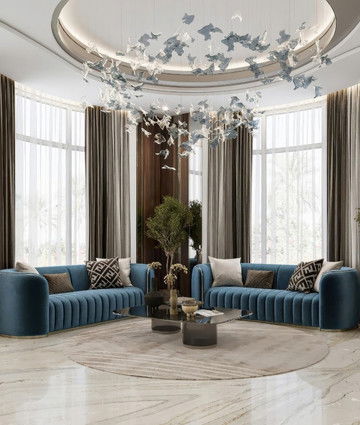 Изысканный дизайн интерьера в Dubai Marina