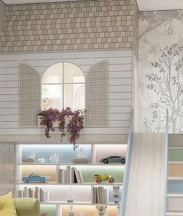 Colorful Kids Bedroom: Space Maximization in Renovation