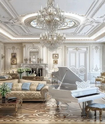 Великолепный дизайн интерьера виллы