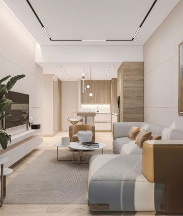 Однокомнатная квартира в La Mer, Дубай — интерьер и панорама