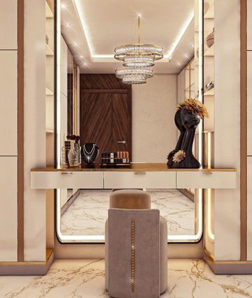 Идеи декора гардеробной комнаты