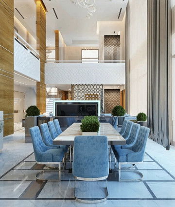 Современный дизайн виллы в Абу-Даби