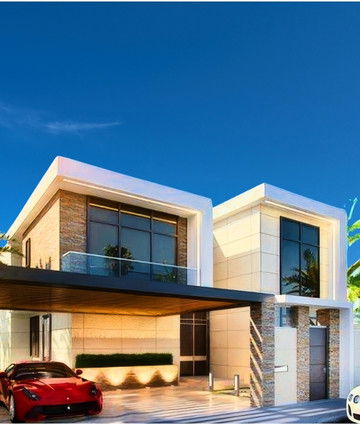 Современный дизайн фасада