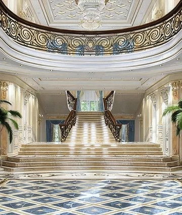 Роскошный дизайн интерьера в Дубае