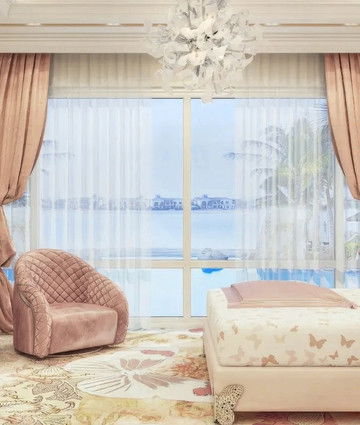 Luxury Pink Bedroom for a Girl in Miami
