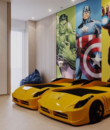 Children's bedroom in apartment