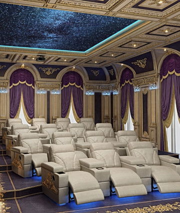 Amazing Home Cinema For Luxurious Villa