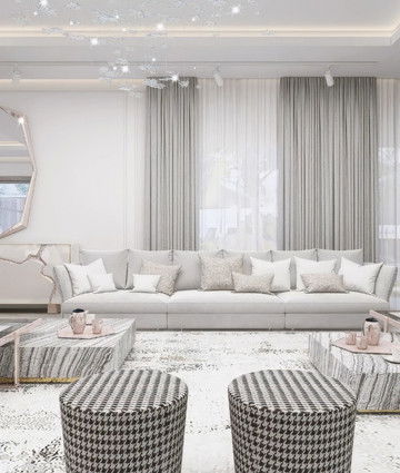 Дизайн интерьера современной квартиры в District One, Al Meydan