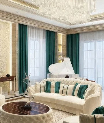 Роскошный современный стиль интерьера