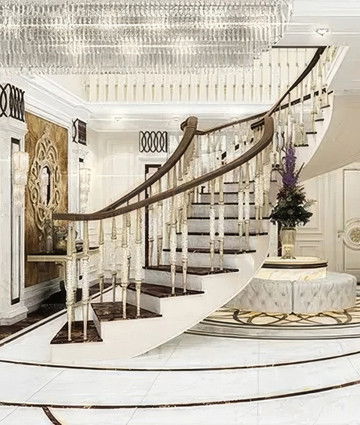 Модельная вилла: интерьер в современной классике