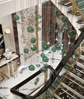 Изысканный дизайн интерьера виллы